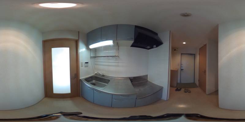 パノラマ画像キッチン