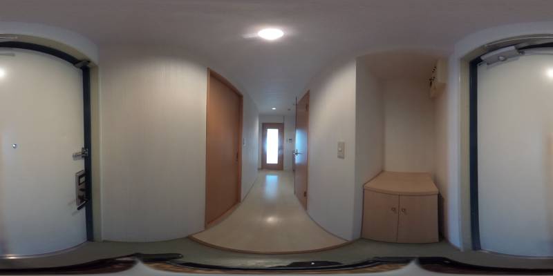パノラマ画像玄関