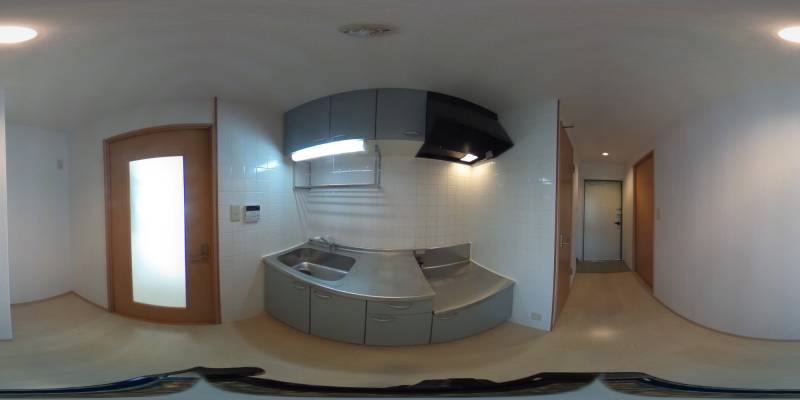 パノラマ画像キッチン