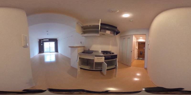 パノラマ画像キッチン