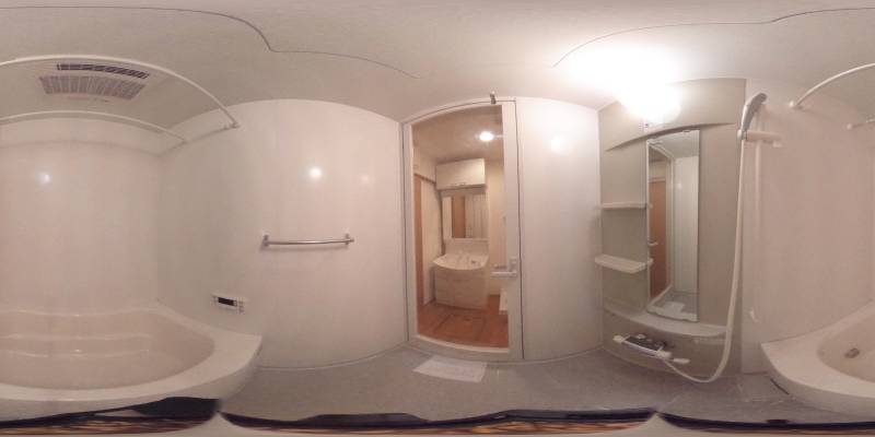 パノラマ画像バスルーム