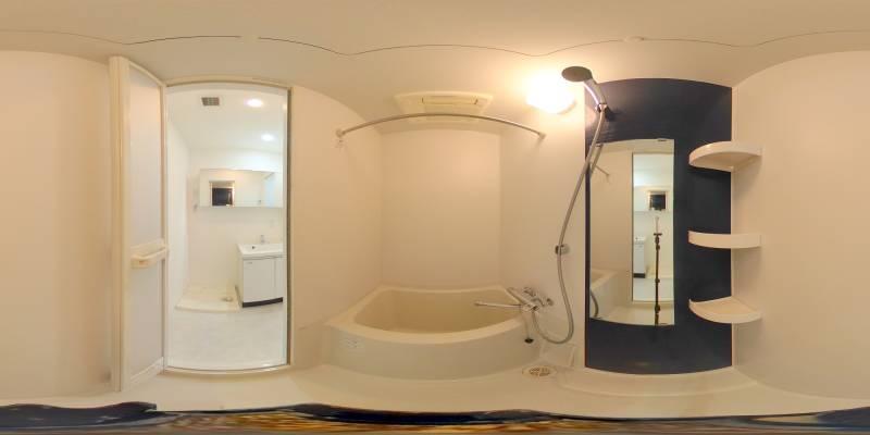 パノラマ画像バスルーム