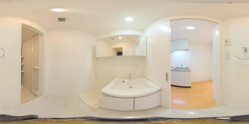 パノラマ画像洗面所