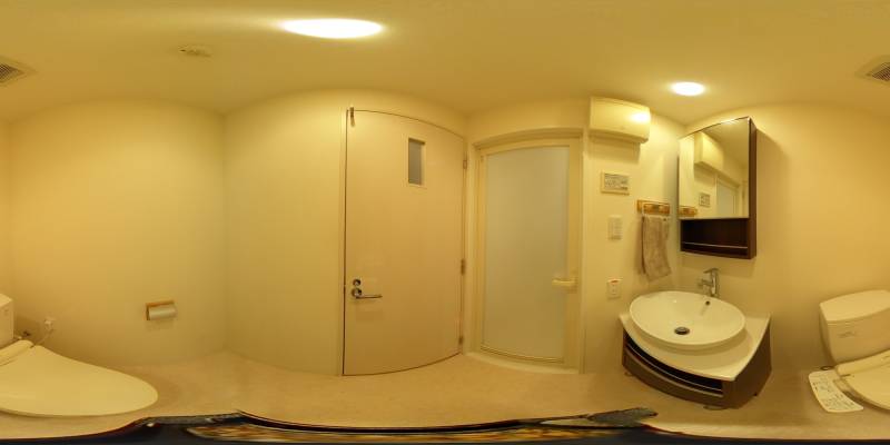 パノラマ画像洗面所