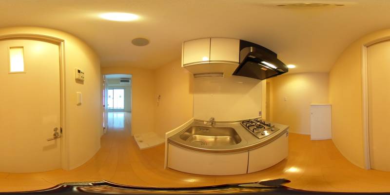 パノラマ画像キッチン