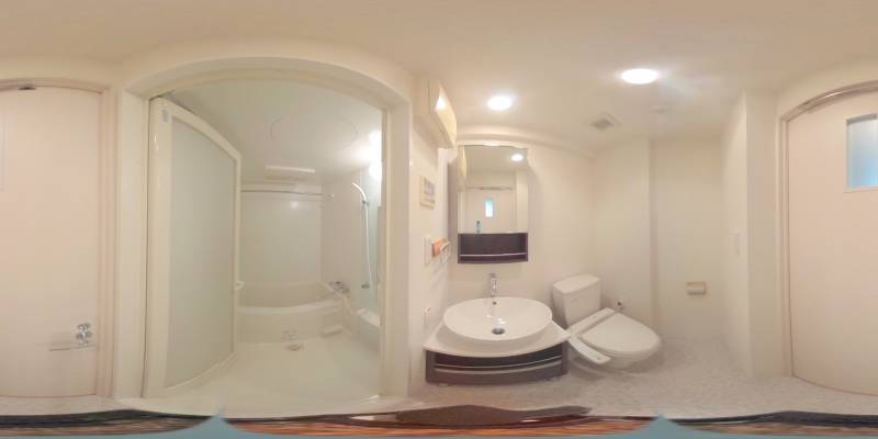 パノラマ画像洗面所