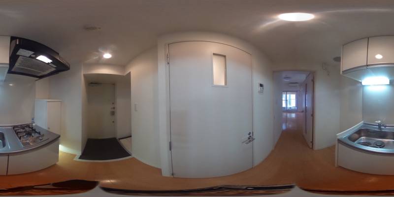 パノラマ画像キッチン