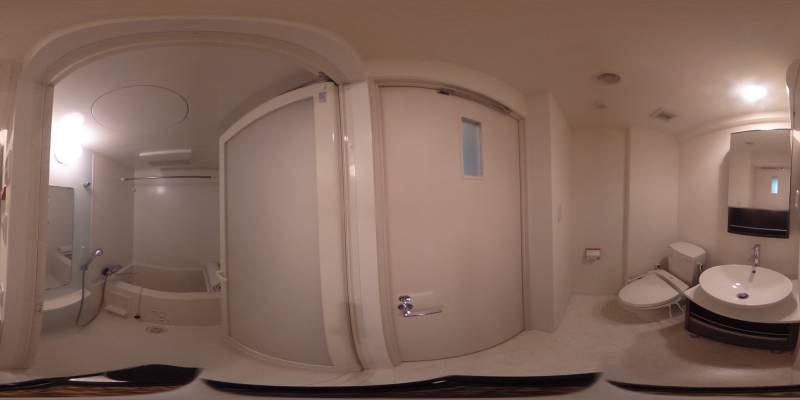 パノラマ画像バスルーム