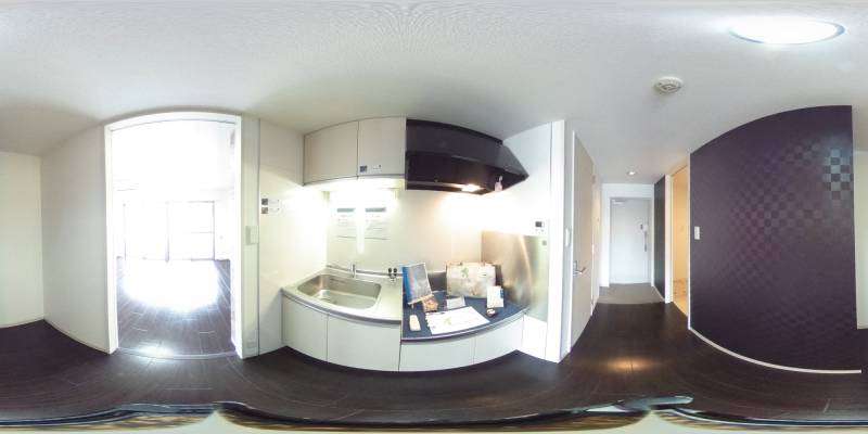 パノラマ画像キッチン