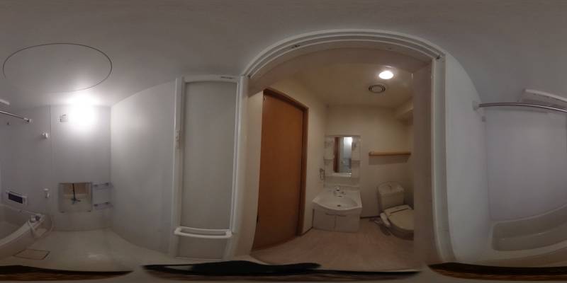 パノラマ画像バスルーム