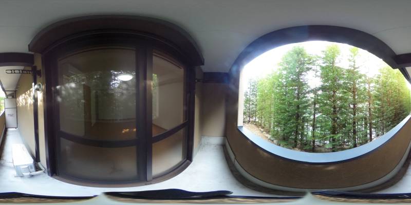 パノラマ画像バルコニー