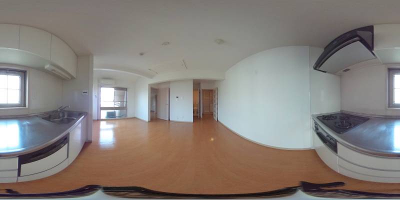 パノラマ画像キッチン