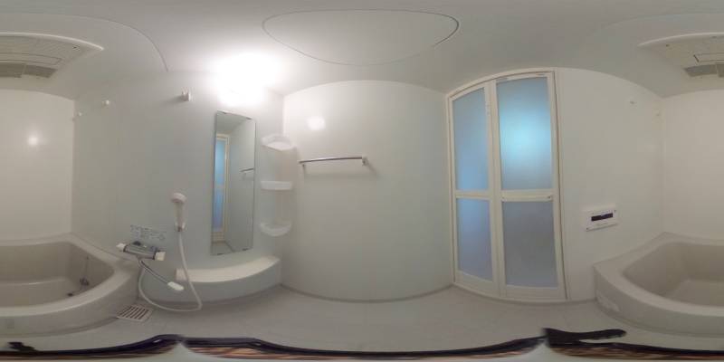 パノラマ画像バスルーム