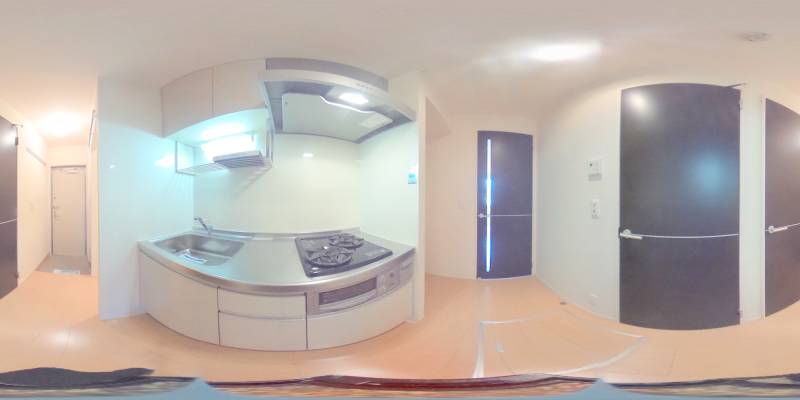 パノラマ画像キッチン