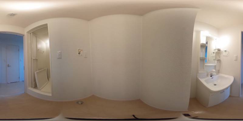 パノラマ画像洗面所