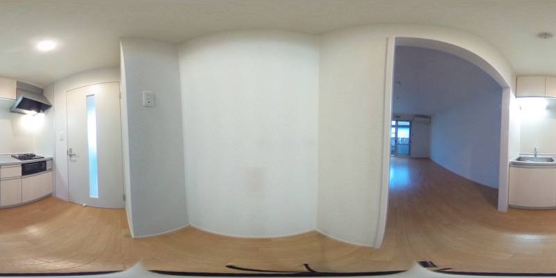 パノラマ画像キッチン