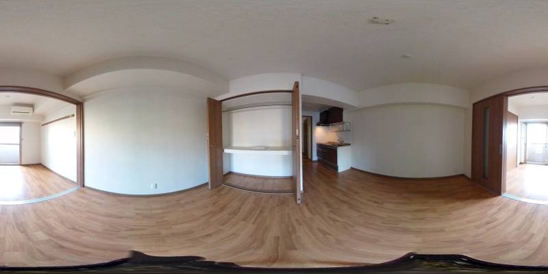 パノラマ画像リビング