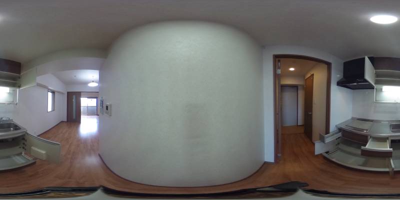 パノラマ画像キッチン