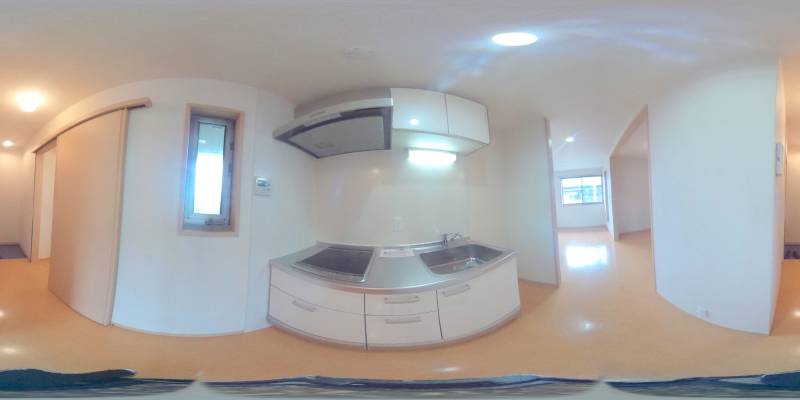 パノラマ画像キッチン