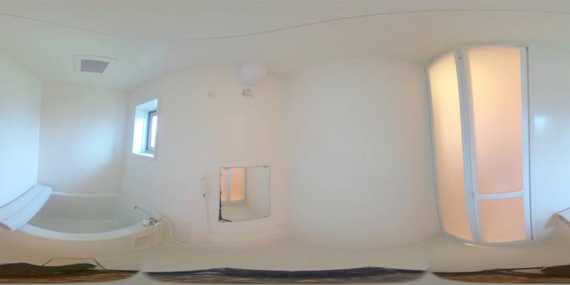 パノラマ画像バスルーム