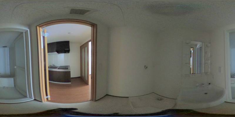 パノラマ画像洗面所