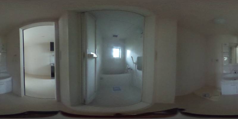 パノラマ画像バスルーム