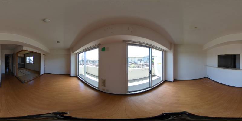 パノラマ画像リビング