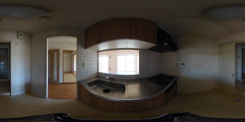 パノラマ画像キッチン