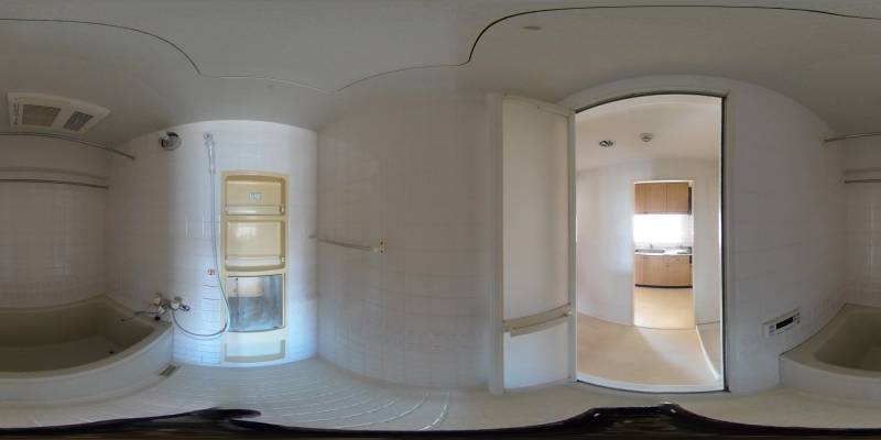 パノラマ画像バスルーム