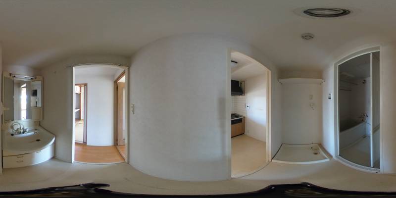 パノラマ画像洗面所