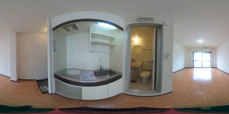 パノラマ画像キッチン