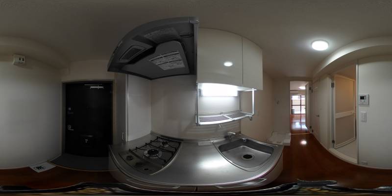 パノラマ画像キッチン