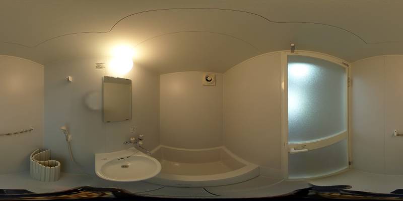 パノラマ画像バスルーム