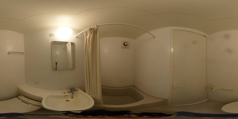 パノラマ画像バスルーム