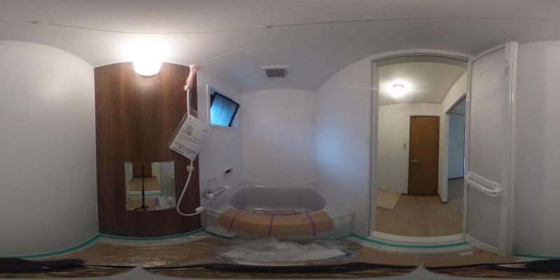 パノラマ画像バスルーム