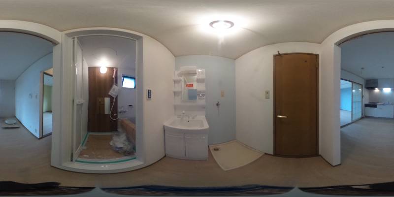 パノラマ画像洗面所