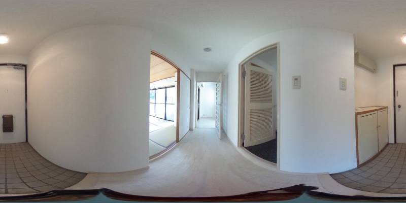 パノラマ画像玄関