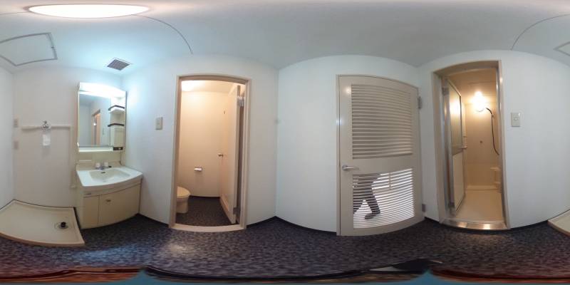 パノラマ画像洗面所