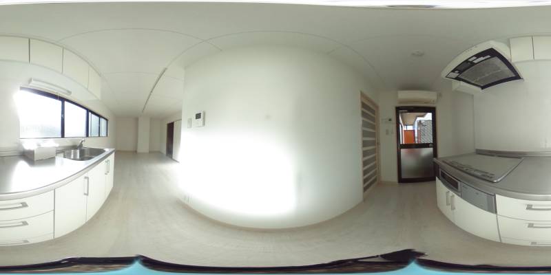 パノラマ画像キッチン