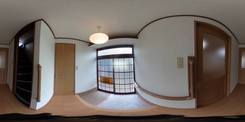 パノラマ画像玄関