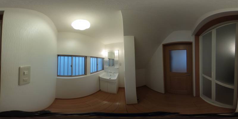 パノラマ画像洗面所