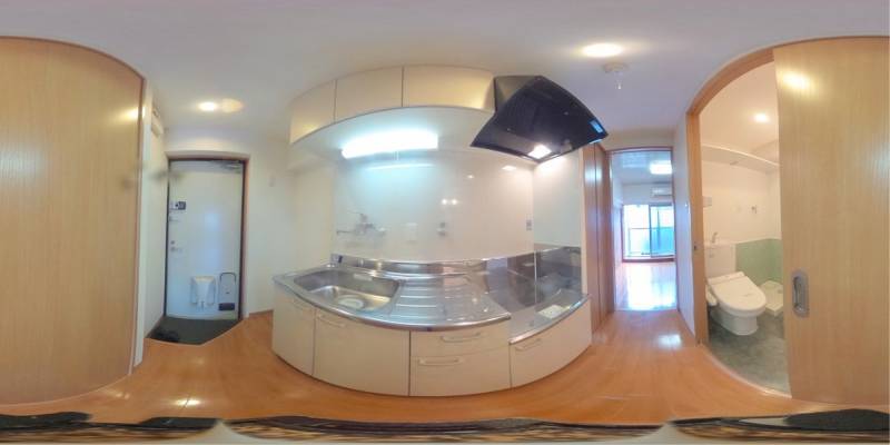 パノラマ画像キッチン