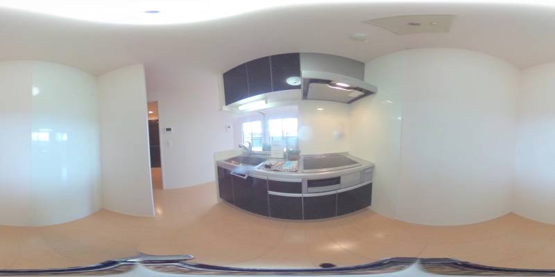 パノラマ画像キッチン