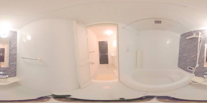 パノラマ画像バスルーム