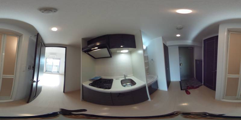 パノラマ画像キッチン