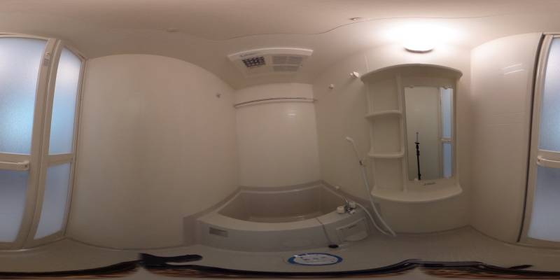 パノラマ画像バスルーム