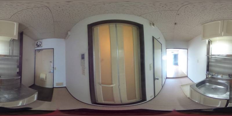 パノラマ画像キッチン