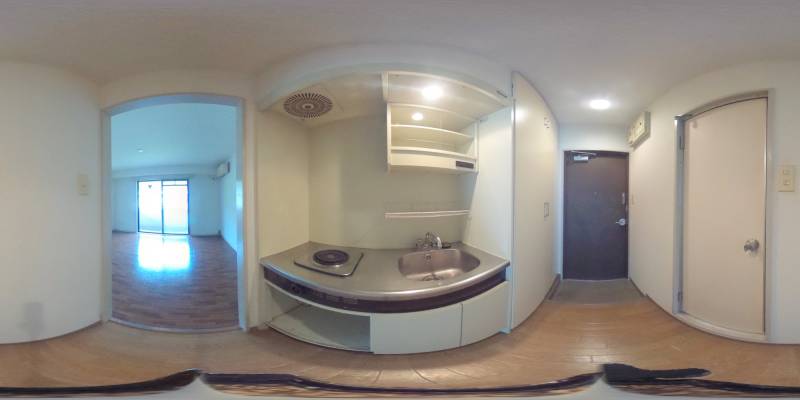 パノラマ画像キッチン