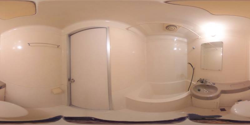 パノラマ画像バスルーム