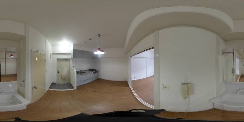 パノラマ画像洗面所